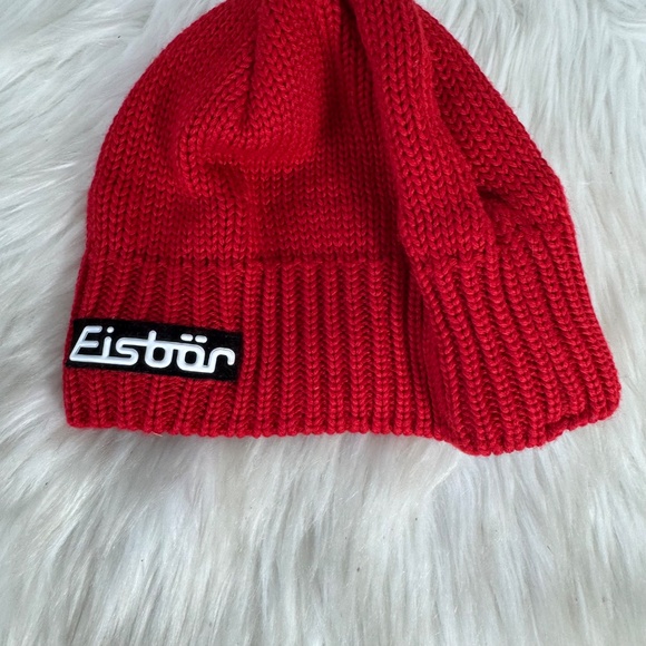 Risbar Red Knit Logo Beanie - Picture 3 of 6